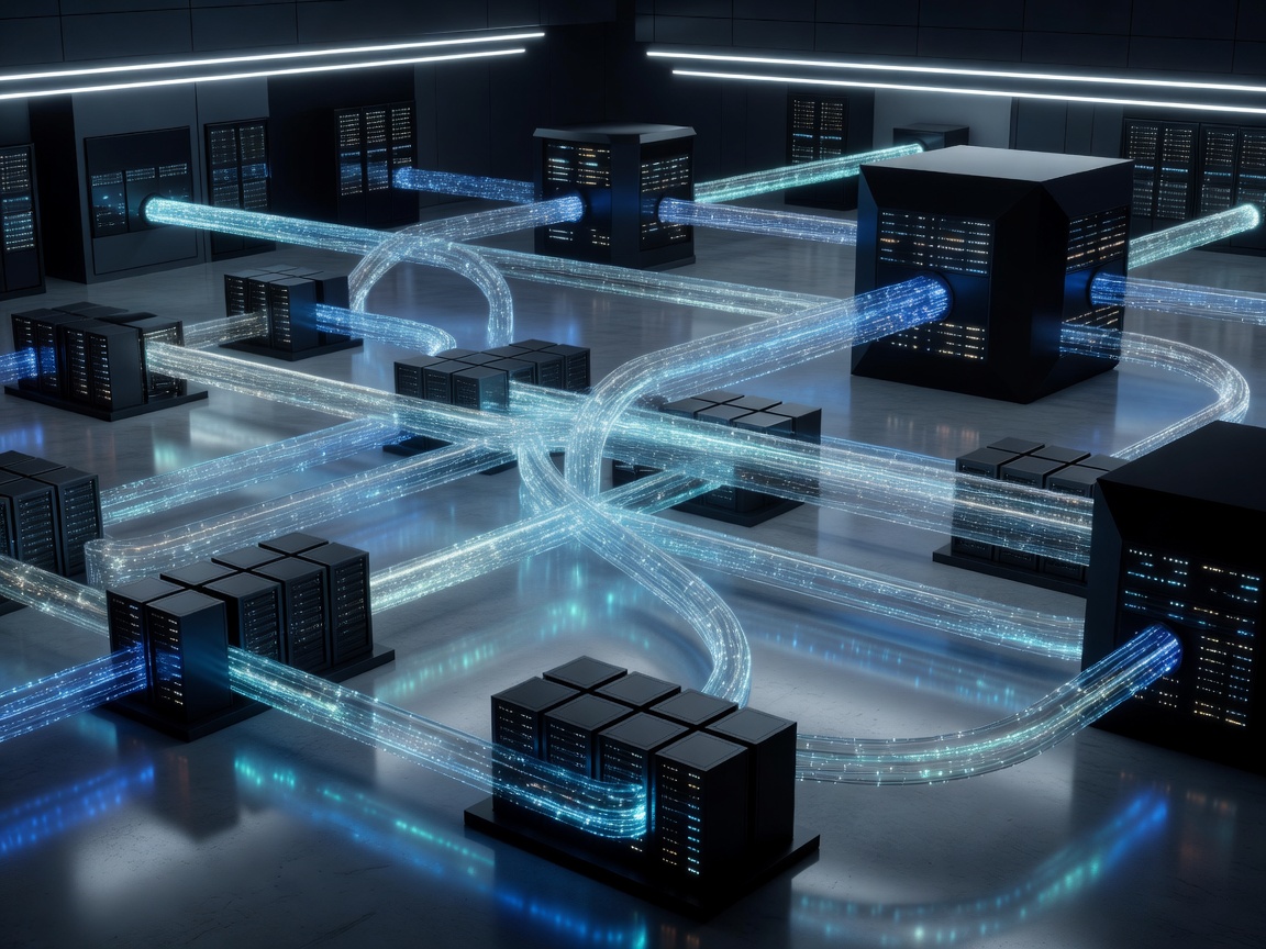 Automated workflow pipelines communicating between data endpoints and enterprise software